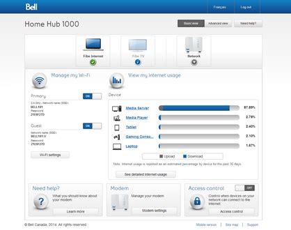 bell 192.168.2.1|How to set or change the administrator password on my Bell Hub .